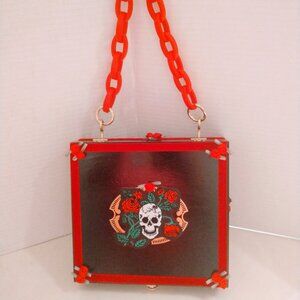 Suenos de Saundra Upcycled Collection, Black , AGANORSA Cigar Box, Purse